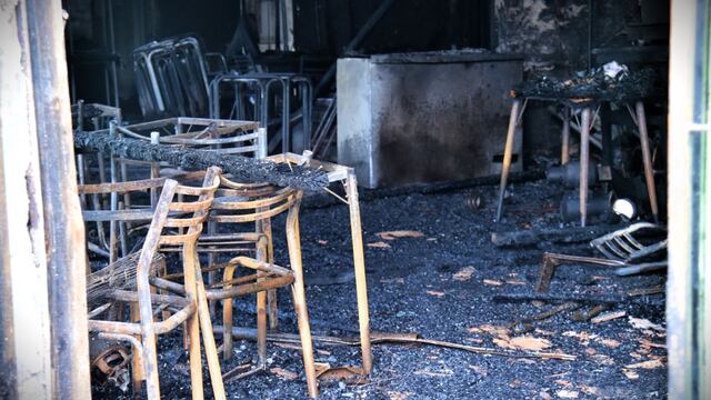 El reconocido bar de Córdoba quedó reducido a cenizas.