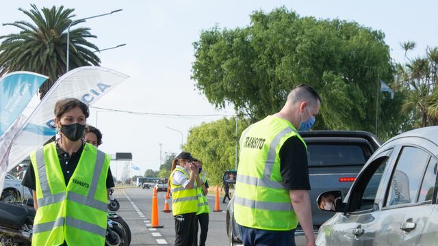 Los operativos se desarrollaron este miércoles por la mañana en el ingreso a Mar del Plata.