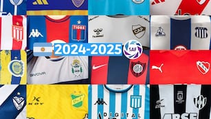 Las camisetas actuales del fútbol argentino