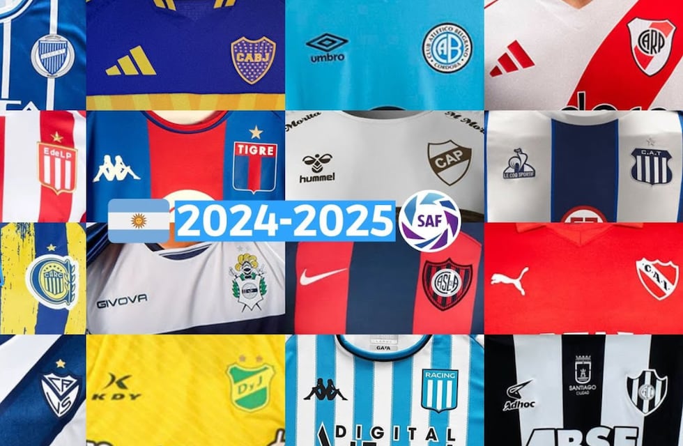 Los precios de las camisetas del Torneo Apertura del fútbol argentino: ranking desde la más barata a la más cara