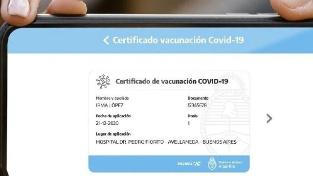 Certificado digital de vacunación digital covid-19