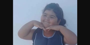 Josefina, la niña de Merlo que necesita ayuda.