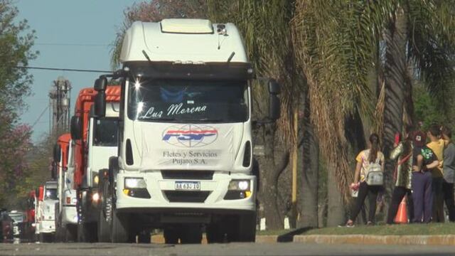 Homenaje a los transportistas de Pujato y un festejo local digno de imitar