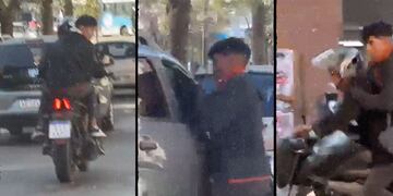 El hecho quedó registrado en un video captado por un conductor