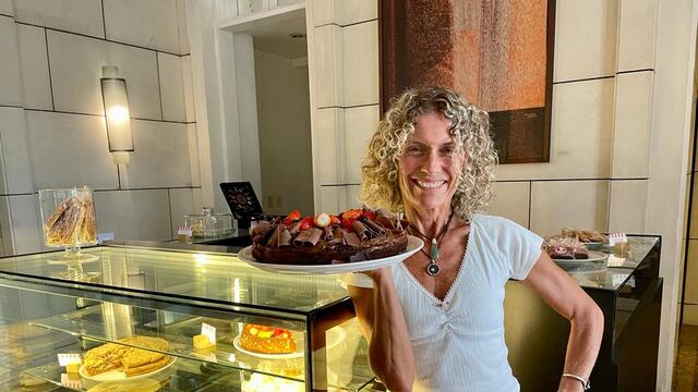 Maru Botana en su pastelería de Mendoza. (Archivo)