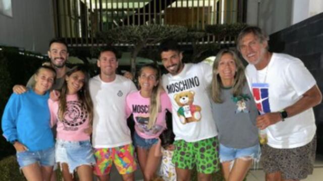 Lionel Messi se reunió con Luis Suárez en su última noche en Barcelona.
