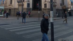La ciudad amaneció con sensación térmica bajo cero.