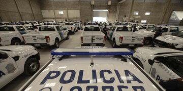 Los patrulleros "entregados" en Esteban Echeverria