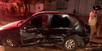 Accidente en Moreno y Castelli