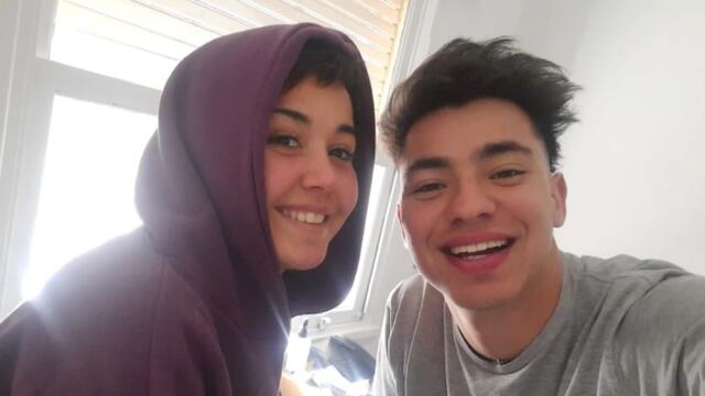 Camila y Francisco, en plena lucha contra el cáncer. A Camila le detectaron cáncer en el sistema linfático.