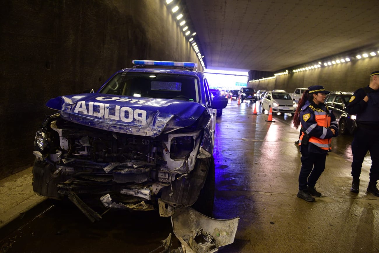 Accidente en avenida de Circunvalación a la altura de la Mujer Urbana. (José Gabriel Hernández / La Voz)