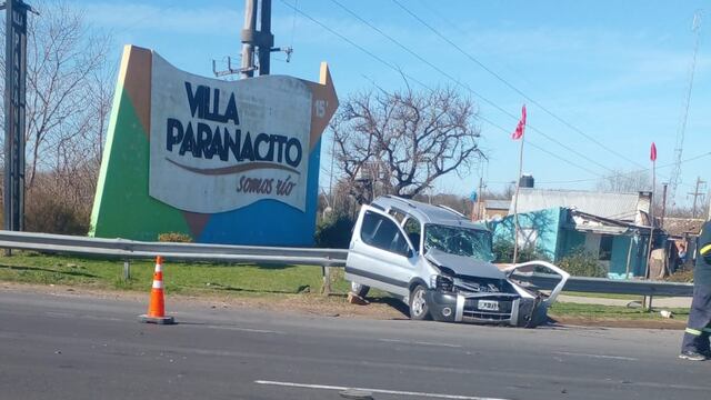 Grave siniestro vial en Villa Paranacito