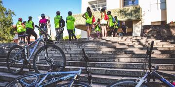 La municipalidad de Guaymallén organizó para este sábado un nuevo Bicitour para conocer el departamento. Gentileza MG