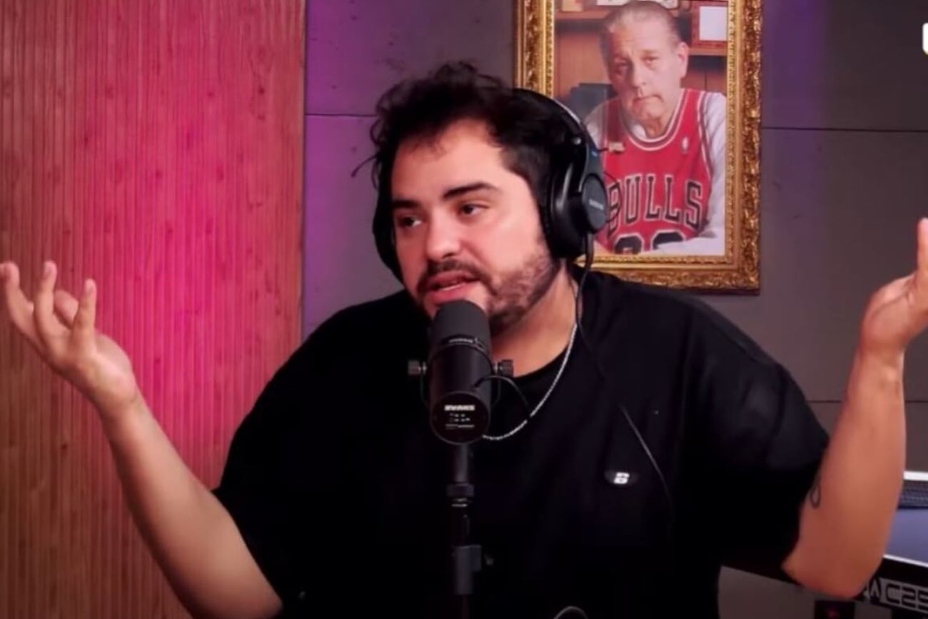 Homero Pettinato al aire de Olga. (Captura)