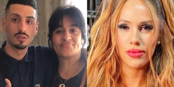 El Noba con su mamá. Barby Silenzi.