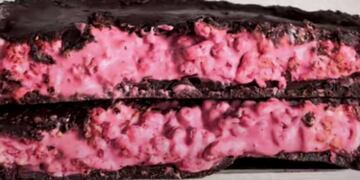 Tarta Cadbury saludable.