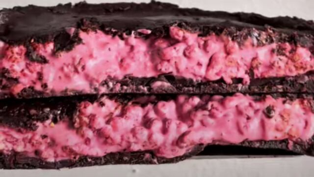 Tarta Cadbury saludable.