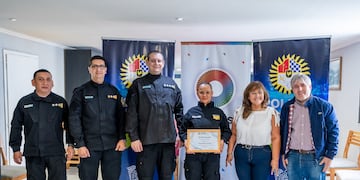 Reconocen a policías de Ushuaia por su labor