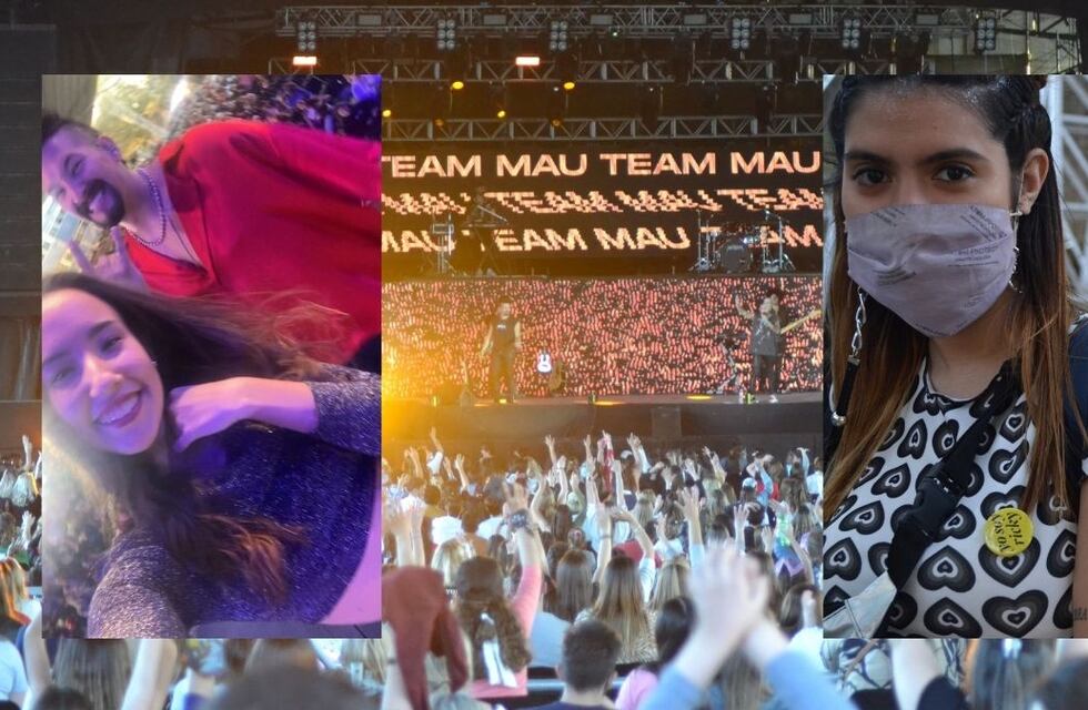 Mau y Ricky en Córdoba: hablaron la cordobesa que subió al escenario y la joven que se tatuó el logo de la banda