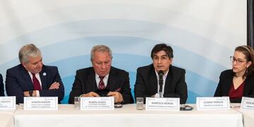 Una delegación encabezada por el vicegobernador Rubén Dusso