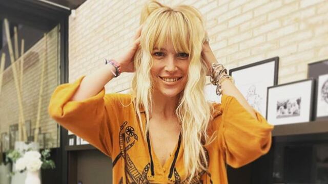 Luisana Lopilato, "casual" en la cocina