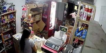 Así fue el robo de una garrafa que terminó con un ladrón detenido "a fustazos".