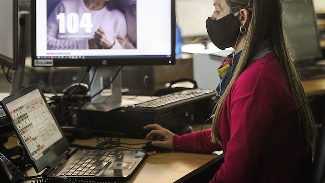 Línea 104 de asistencia a víctimas de violencia de género.