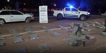 San Ignacio: Gendarmería Nacional incautó marihuana.