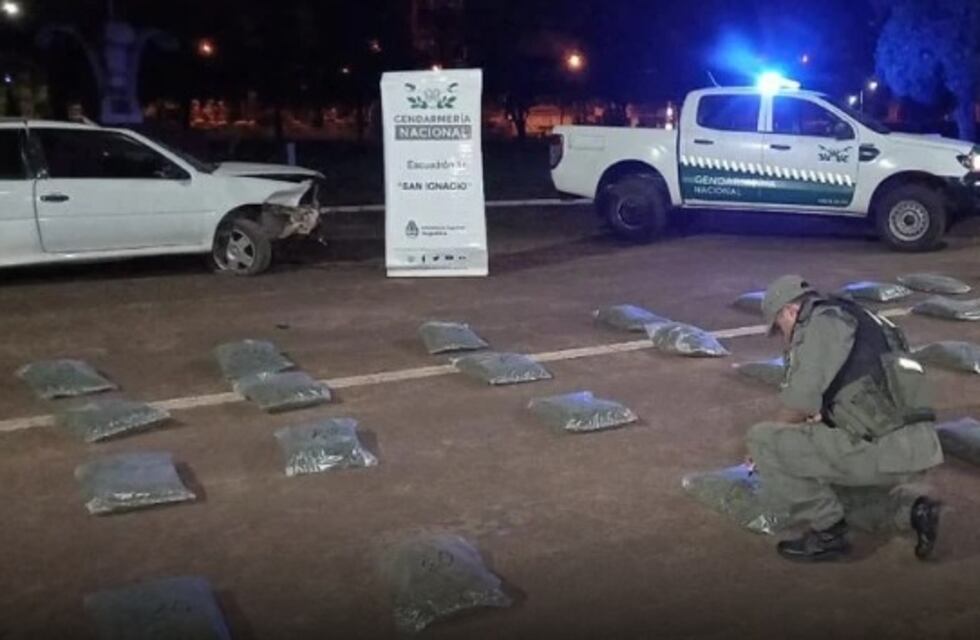 San Ignacio: Gendarmería Nacional incautó marihuana