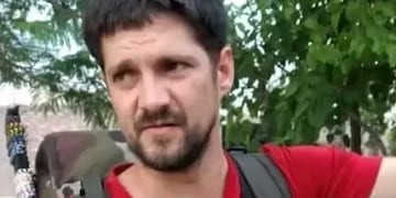 Buscan a Claudio tarifa, mochilero mendocino que fue visto por última vez en San Luis.