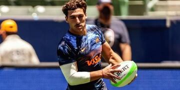 El mendocino Rodrigo Isgró, estará en los Juegos Olímpicos junto al seleccionado Pumas7s.