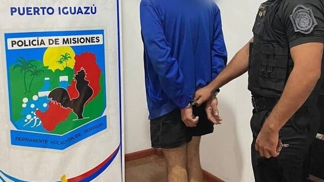 Un joven acusado de varios delitos fue detenido en Puerto Iguazú.