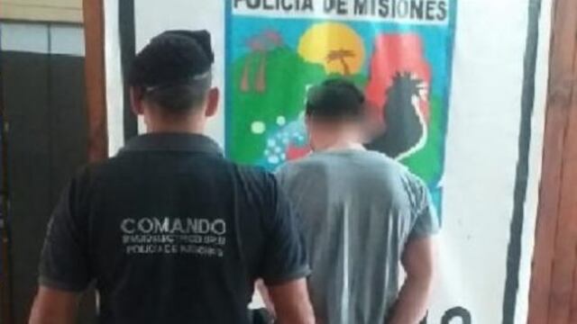 Un individuo terminó detenido tras ejercer violencia contra sus padres en Montecarlo.