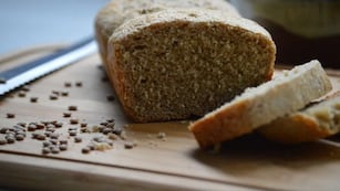 Receta y paso a paso de pan de lentejas.