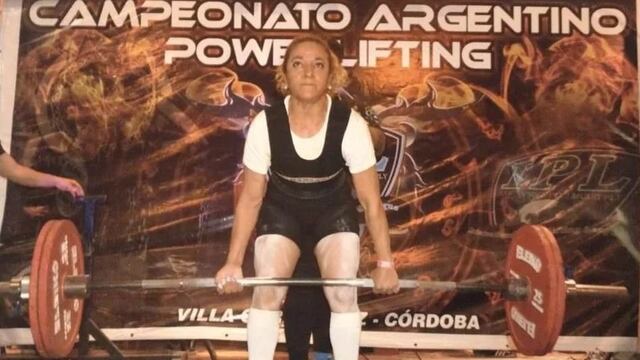 Alejandra Zeballos salió campeona del Campeonato Argentino de Powerlifting en Córdoba.