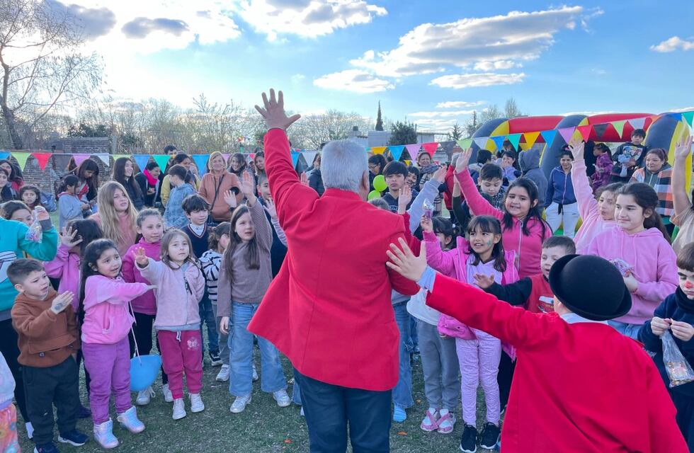 Los niños de Gualeguaychú fueron agasajados con ocho espectaculares fiestas en simultáneo