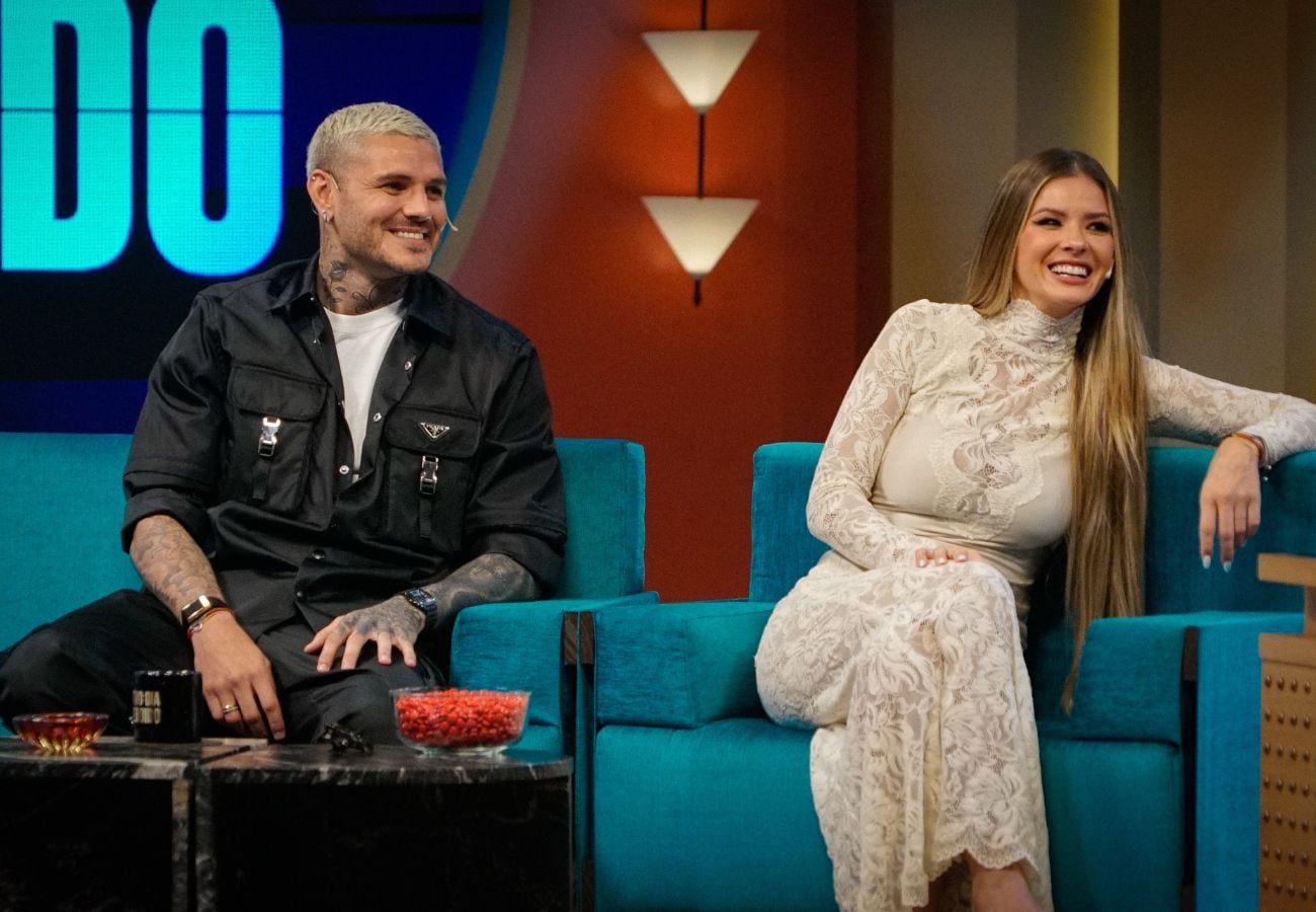 Mauro Icardi y la China Suárez en Otro día perdido