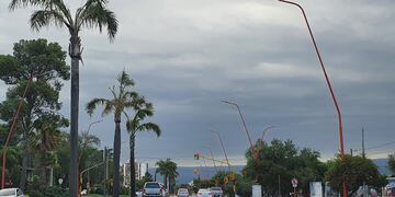 Jornada con amenaza de lluvias y tormentas en Carlos Paz.