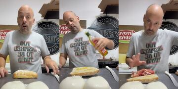 El sándwich de burrata de El Pelado del TikTok