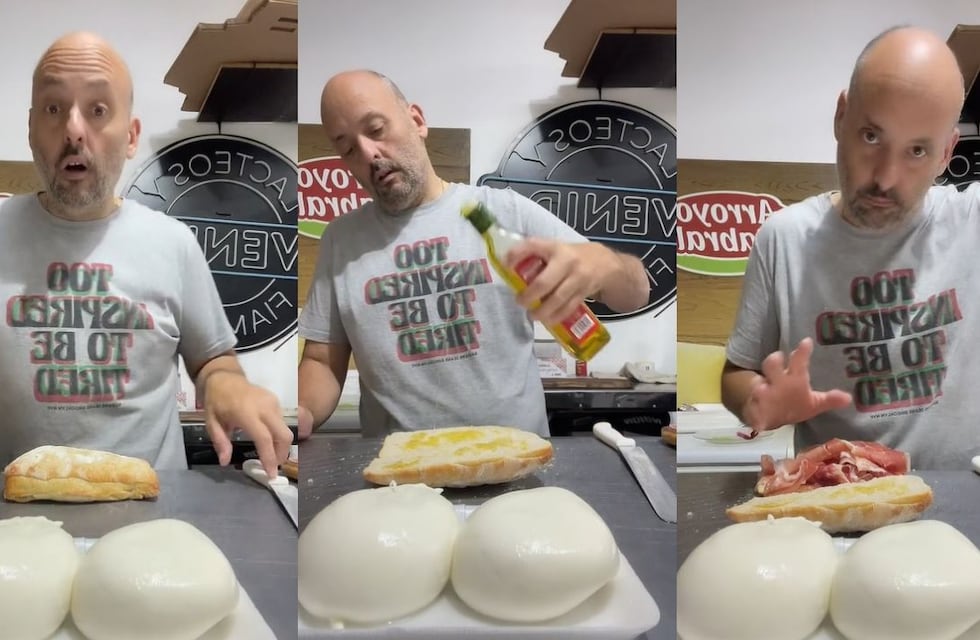 Así se hace el famoso sándwich de burrata del Pelado del TikTok