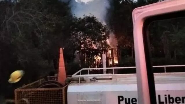 Creen que el hombre estaba cocinando con fuego