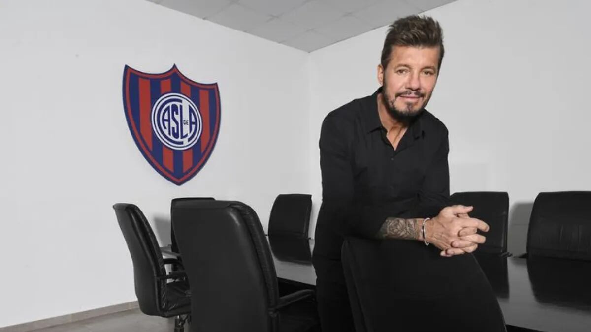 Marcelo Tinelli fue una de las figuras más destacadas del Club de San Lorenzo.