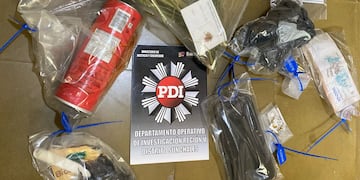 El material secuestrado en los allanamientos