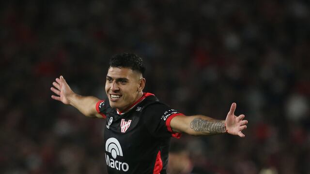 Santiago Rodríguez anotó el 1 a 0 en el River-Instituto y se prepara para el duelo con Belgrano (Fotobaires)