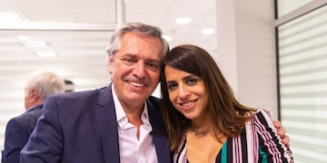 Alberto Fernández y Victoria Donda