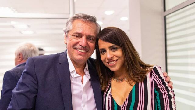 Alberto Fernández y Victoria Donda