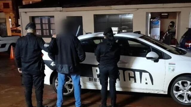 Hombre detenido en Oberá acusado de violencia de género.