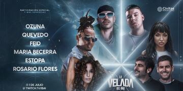 La "Velada del Año 3" contó con artistas top. Foto: Los Andes.