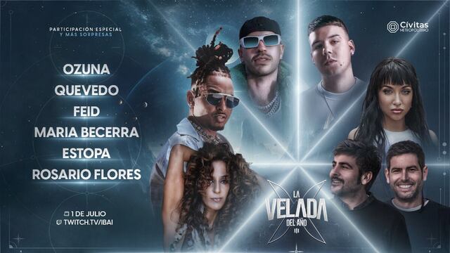 La "Velada del Año 3" contó con artistas top. Foto: Los Andes.