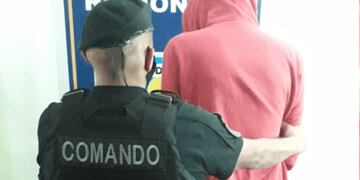 Terminó detenido por violencia de género contra su ex pareja.